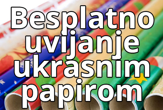 Besplatno uvijanje ukrasnim papirom