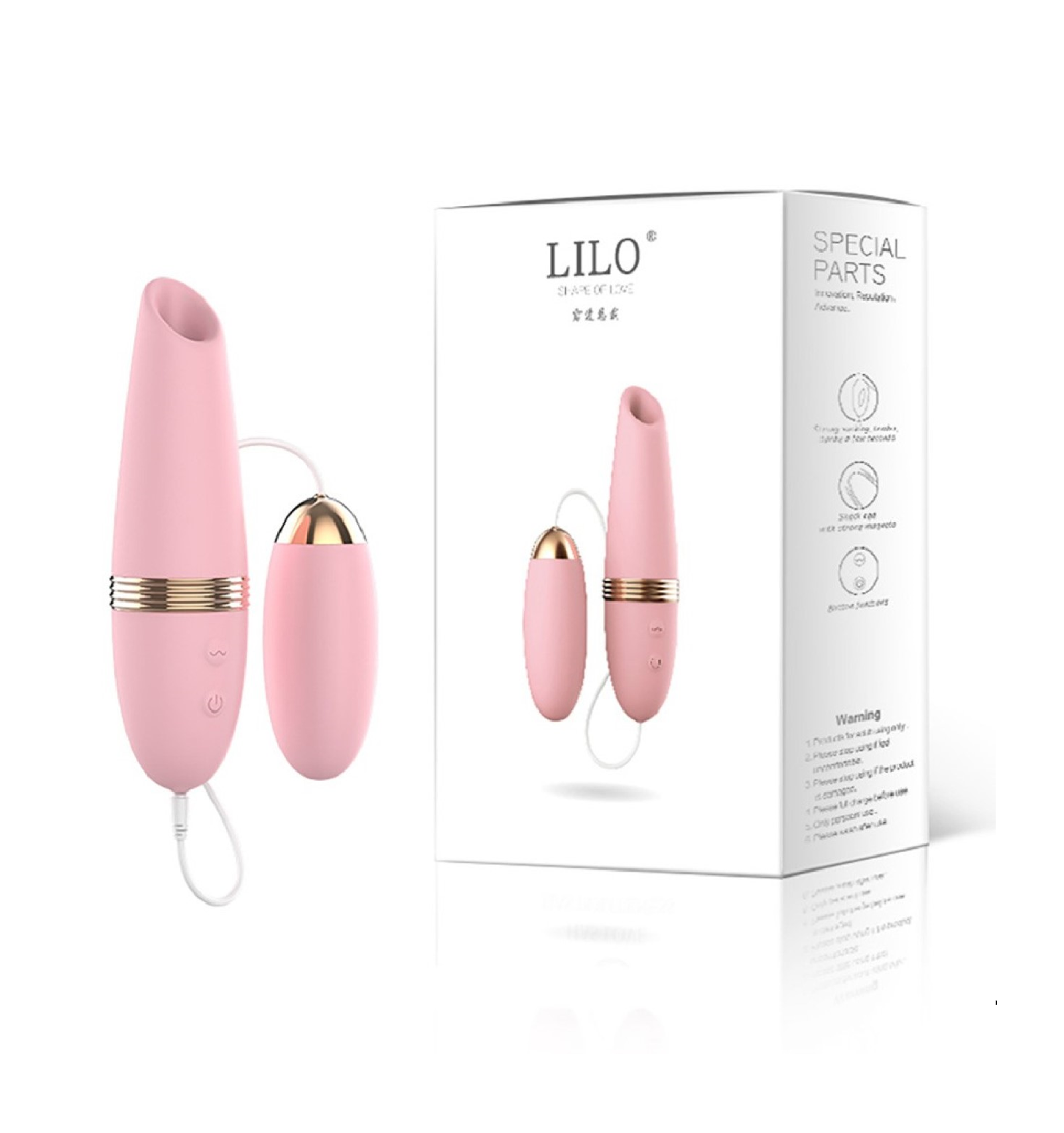 Klitoralni stimulator i vibrojaje Lilo   LL-A1912-C