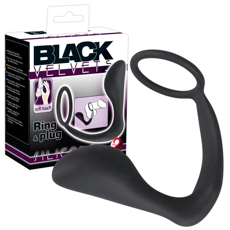 Black Velvets Ring & Plug YOU2T00574 / 7832