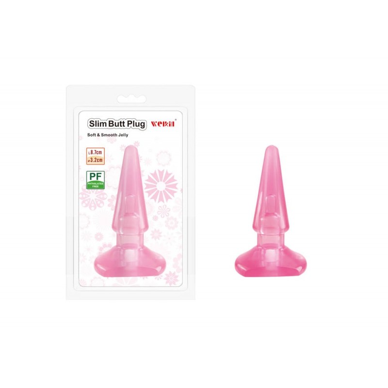 Charmly Slim Butt Plug Pink CHARM00015