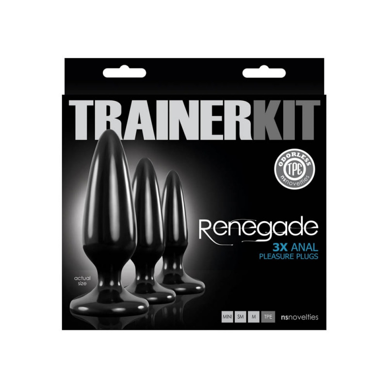 Renegade Pleasure Plug 3 pc Trainer Kit  NSTOYS0554 / 6896