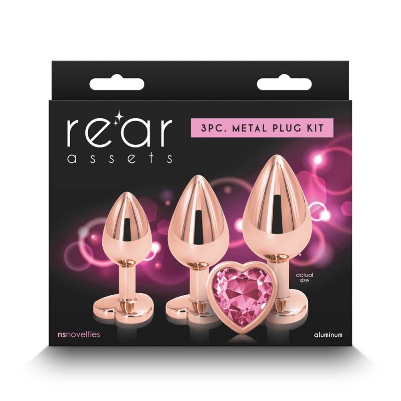 Rear Assets - Trainer Kit - Rose Gold - Pink Heart NSTOYS0970 / 8078