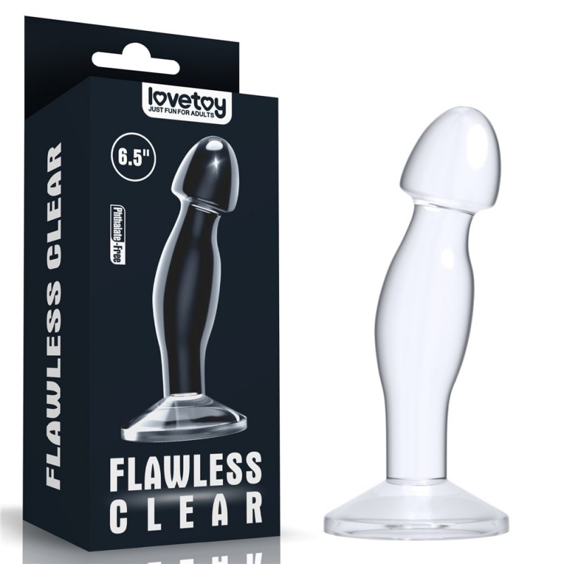 6.5'' Flawless Clear Prostate Plug LVTOY00487 / 6720