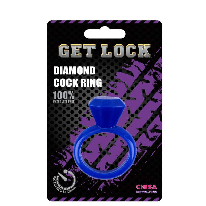 Diamond Cock Ring Blue CHISA00201