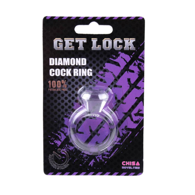Diamond Cock Ring Clear CHISA00202