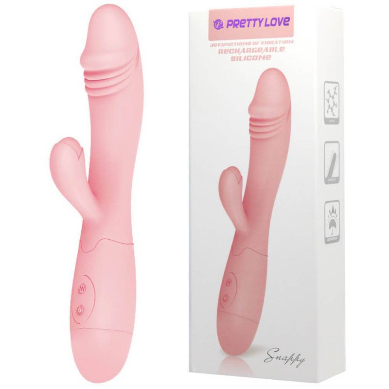 Pretty Love Snappy roze vibrator sa klitoralnom stimulacijom D00941/ 5391