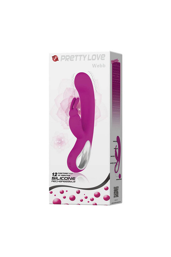 Pretty Love Webb silikonski vibrator sa zeka dodatkom za klitoris D00969/ 5452