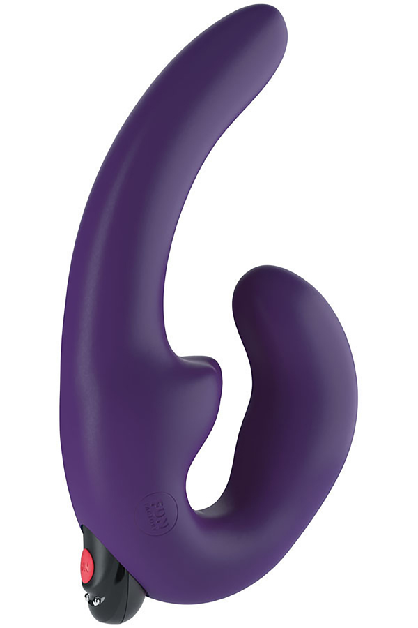 ShareVibe Dark Violet dupli strap on bez poveza sa vibracijom FUN0026266 / 7421