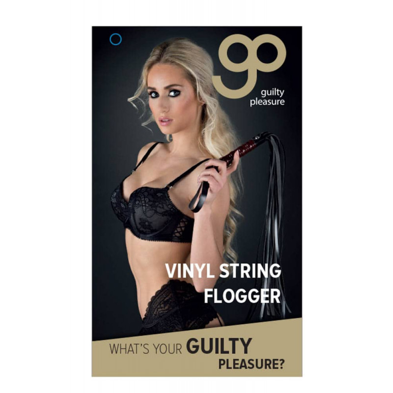  Vinyl String Flogger Black GUILTY0008