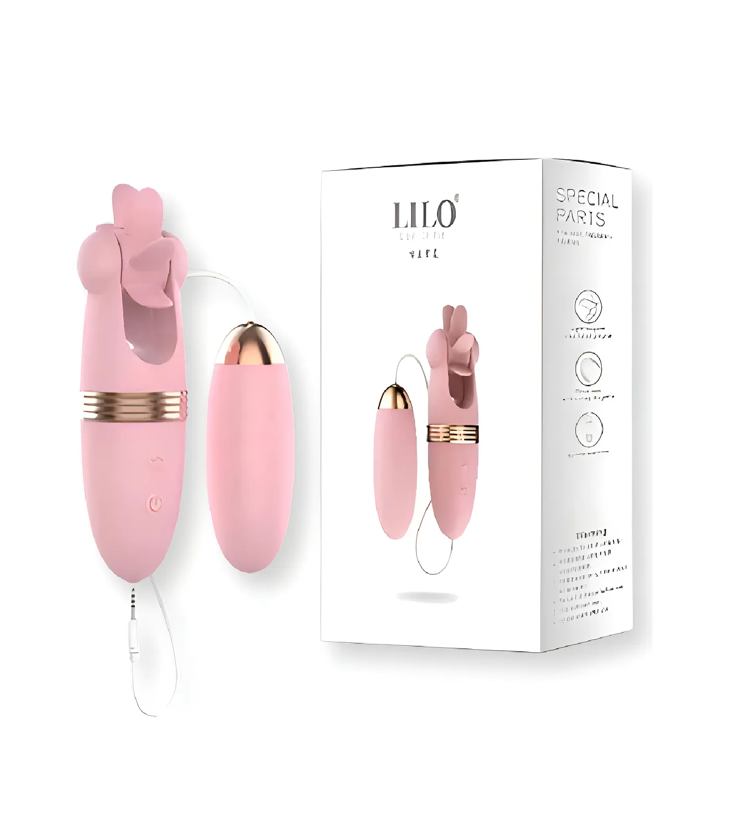 Vibrirajuće jaje sa klitoralnim stimulatorom LL-A1912-B