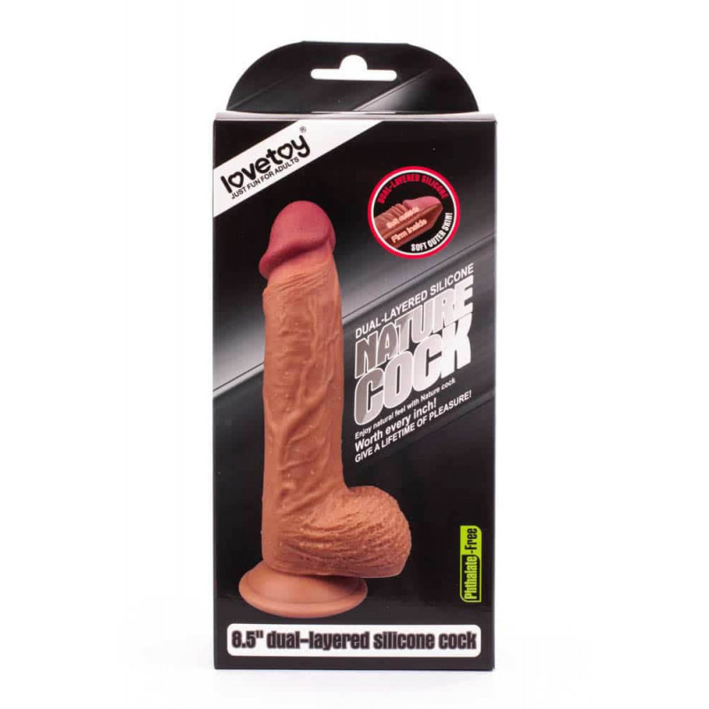 8.5 inch Real Silicone Dildo LV4003