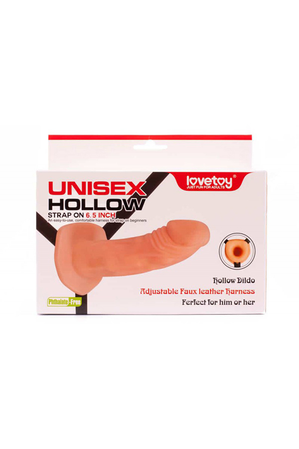 Unisex strap on sa trakama i otvorom za penis u boji kože LVTOY00047/ 5298