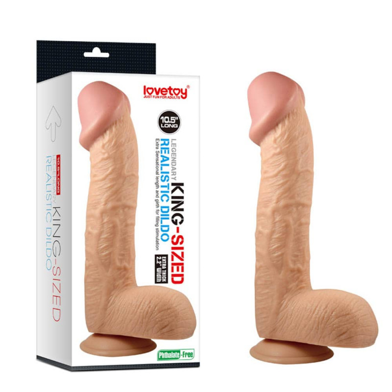 Legendary King sized silikonski realistični dildo LV2207
