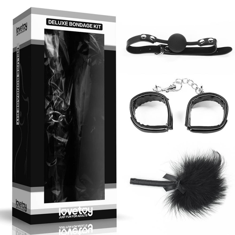 Deluxe Bondage Kit Black III LVTOY00631 / 7588