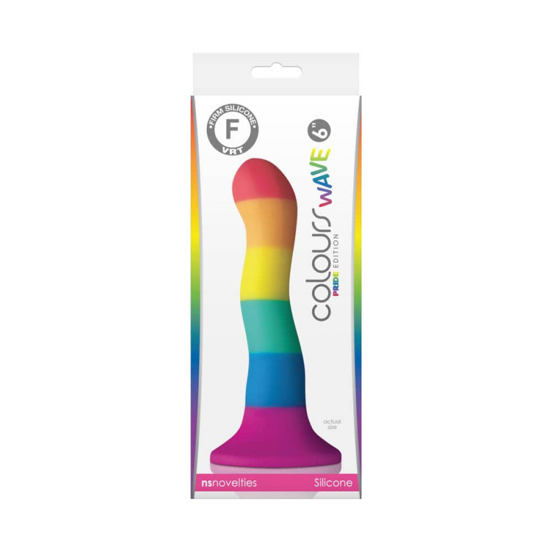 Colours Pride Edition silikonski dildo u duginim bojama NSTOYS0740 / 7712