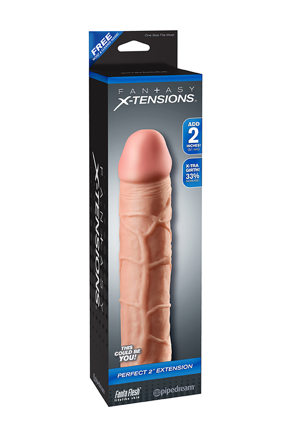 Realistična navlaka za penis sa produženjem od 5cm PIPE411121/ 5414