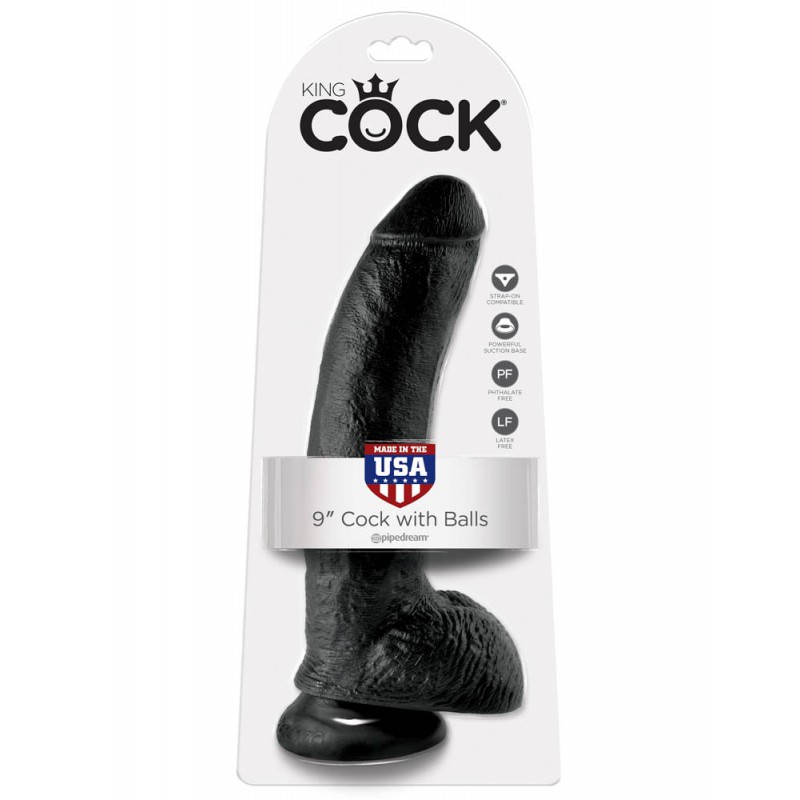 King Cock crni veliki dildo sa testisima PIPE550823/ 5454