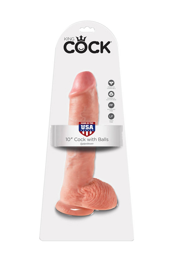 King Cock realistični dildo sa vakumom PIPE550921