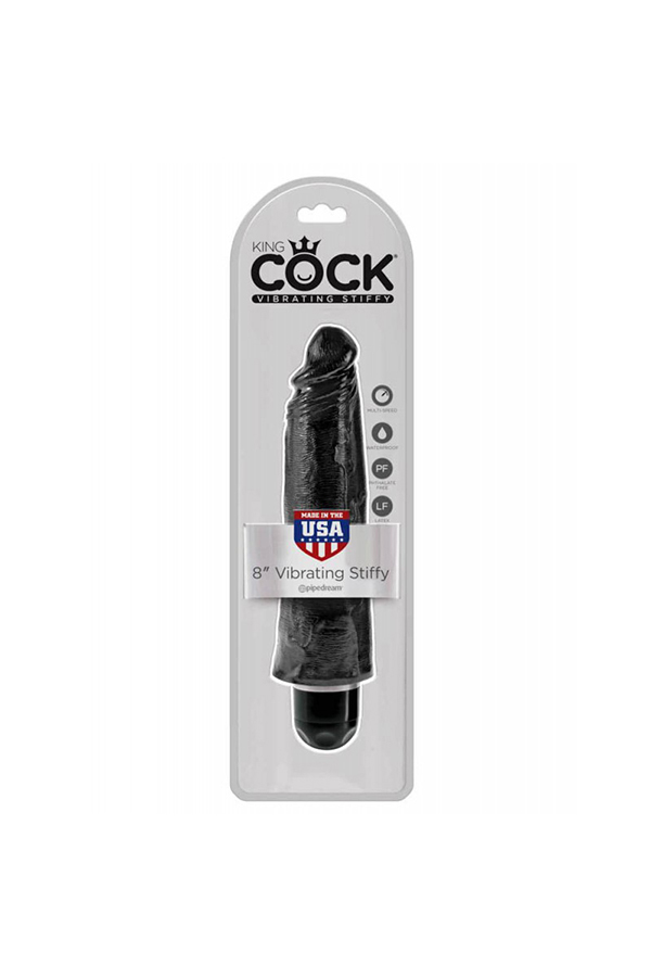 King Cock crni vibrator od ekstra realističnog silikona PIPE552323