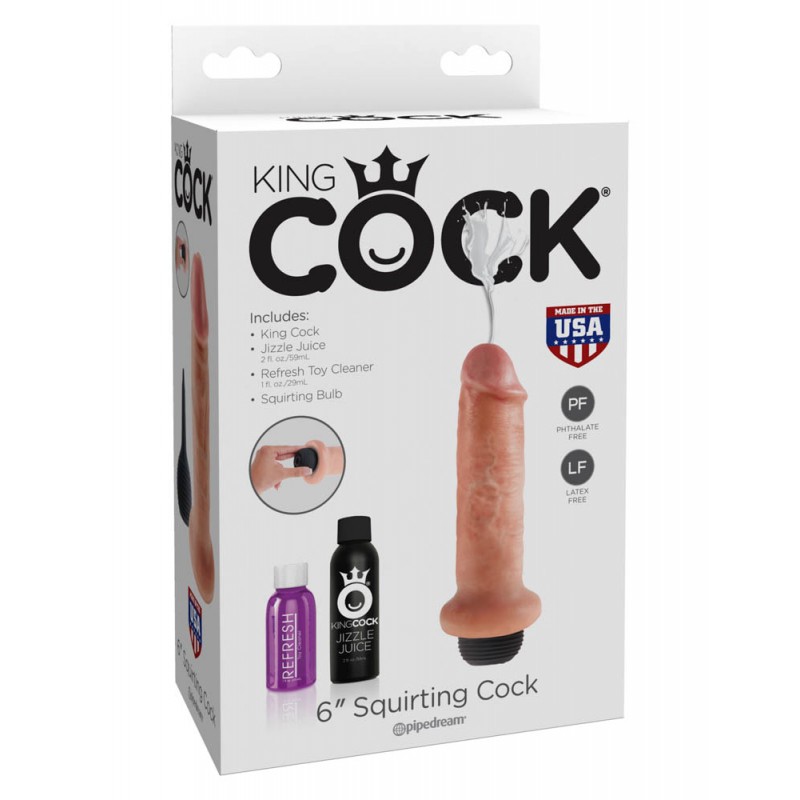 King Cock 6 realističan dildo sa mogućnošću ejakulacije PIPE560621 / 7970