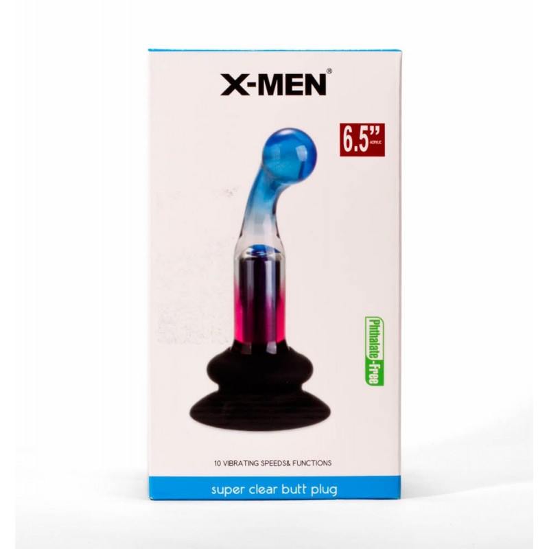 X-MEN 10 Speeds Vibrating Gpot Plug 2 XMEN000065/ 6419