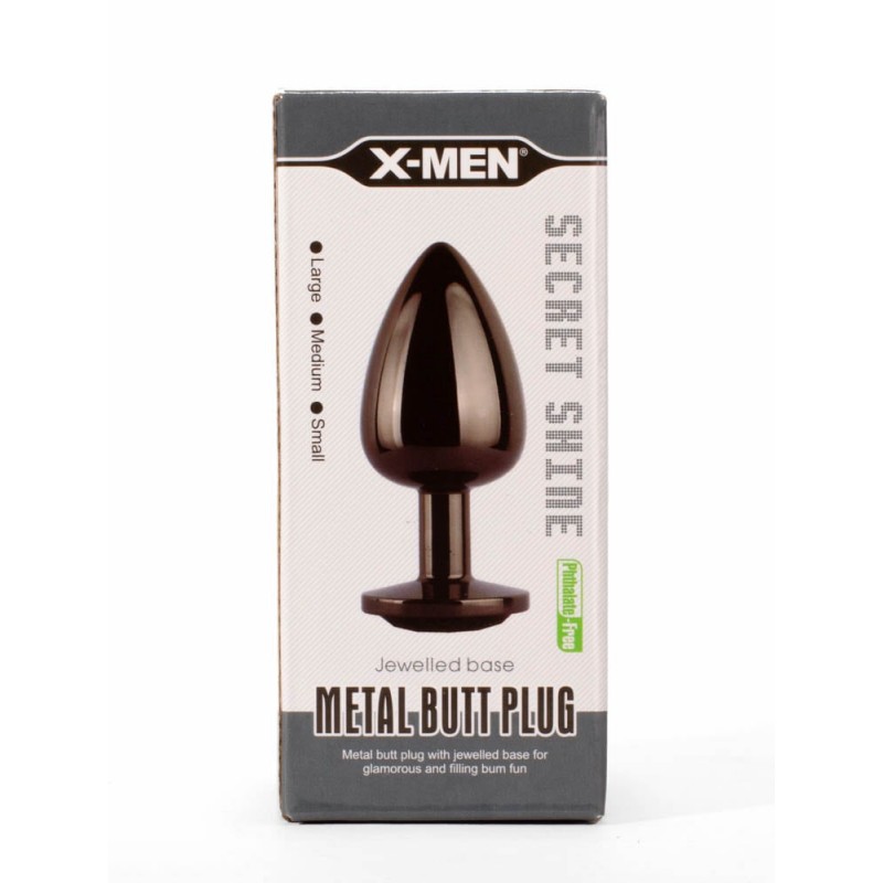 X-MEN S Metal Butt Plug Colour L XMEN000140 / 6743