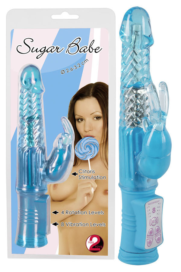 Plavi Sugar Babe rotirajući vibrator YOU2T00395/ 5401