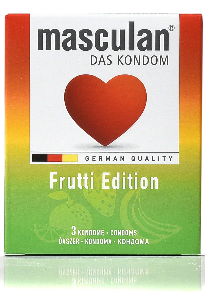 Masculan Frutti edition kondomi pakovanje sa 3 kondoma