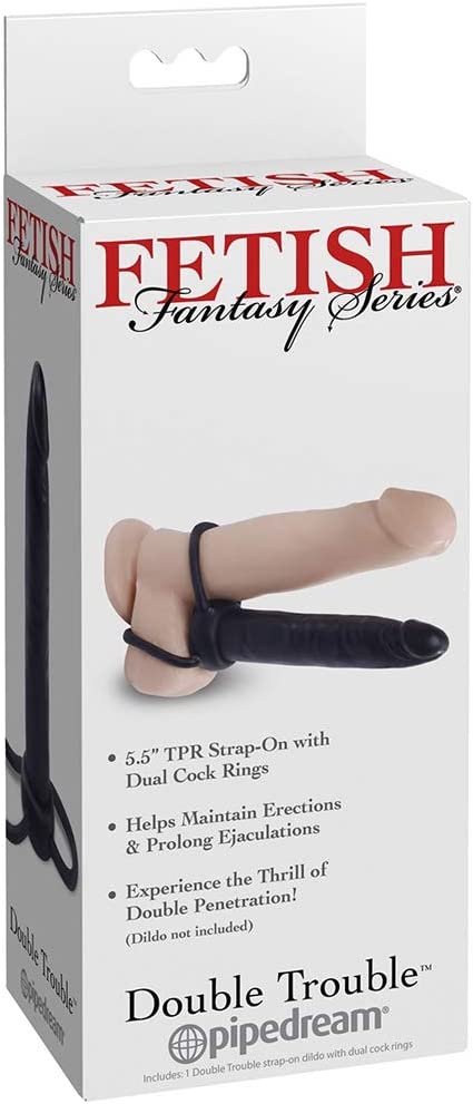 Fetish fantasy series Double Trouble black PIPE445923 / 6870